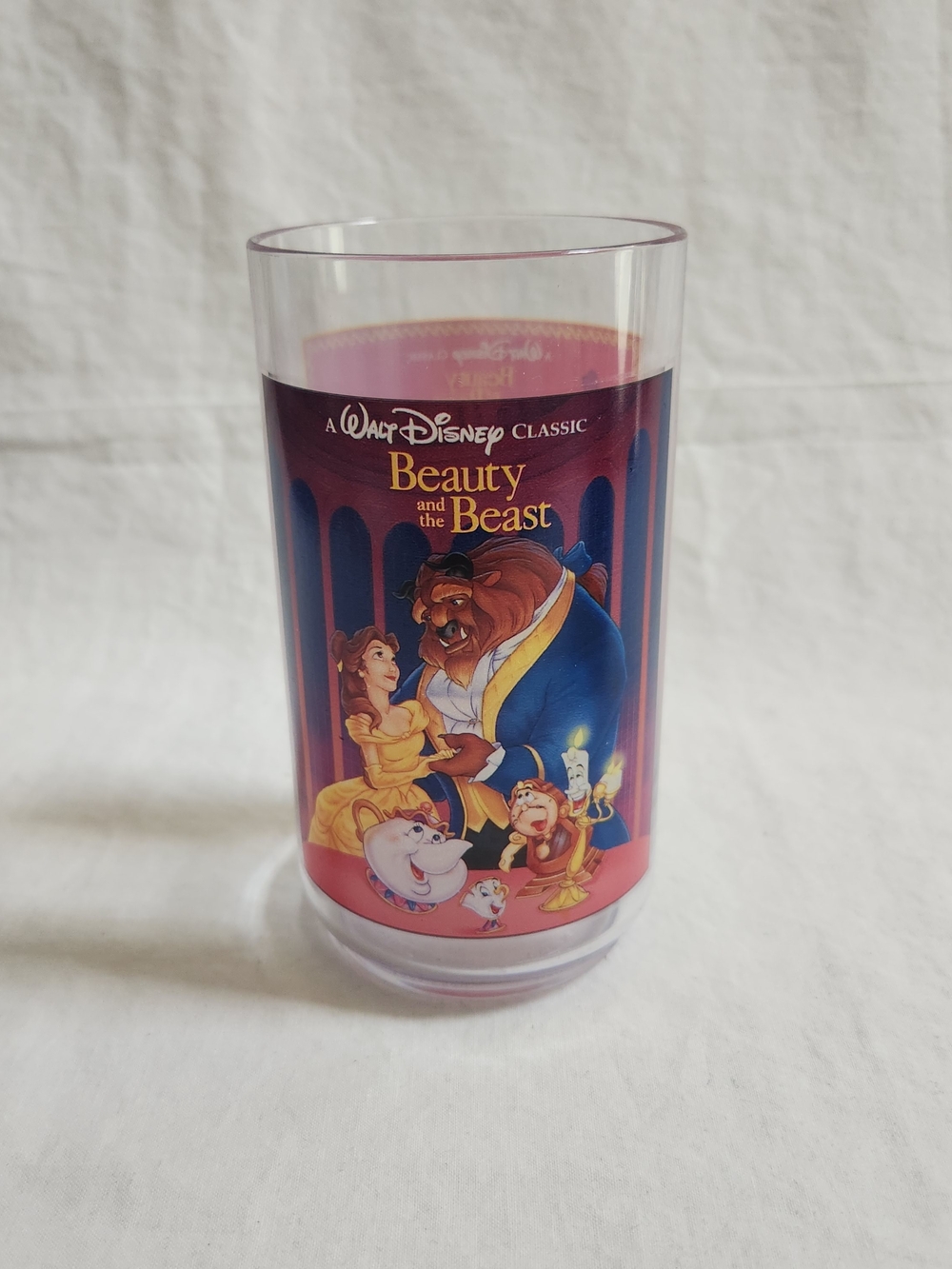 Disney Beauty and the Beast Pink Collector Glass - Picture 5 of 12